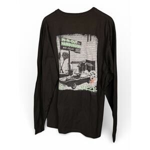 In-N-Out Burger California Black Long Sleeve Men's T-Shirt Muscle Car No Delay L